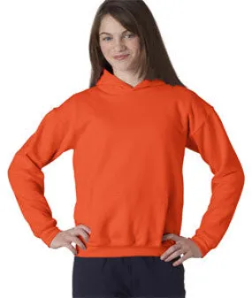 18500B Gildan Youth Heavy BlendHooded Sweatshirt Orange