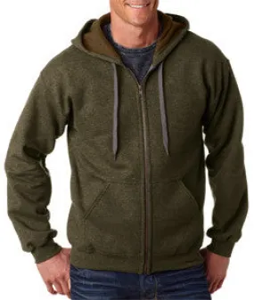 18700 Gildan Adult Heavy BlendVintage Classic Full-Zip Hooded Sweatshirt Moss