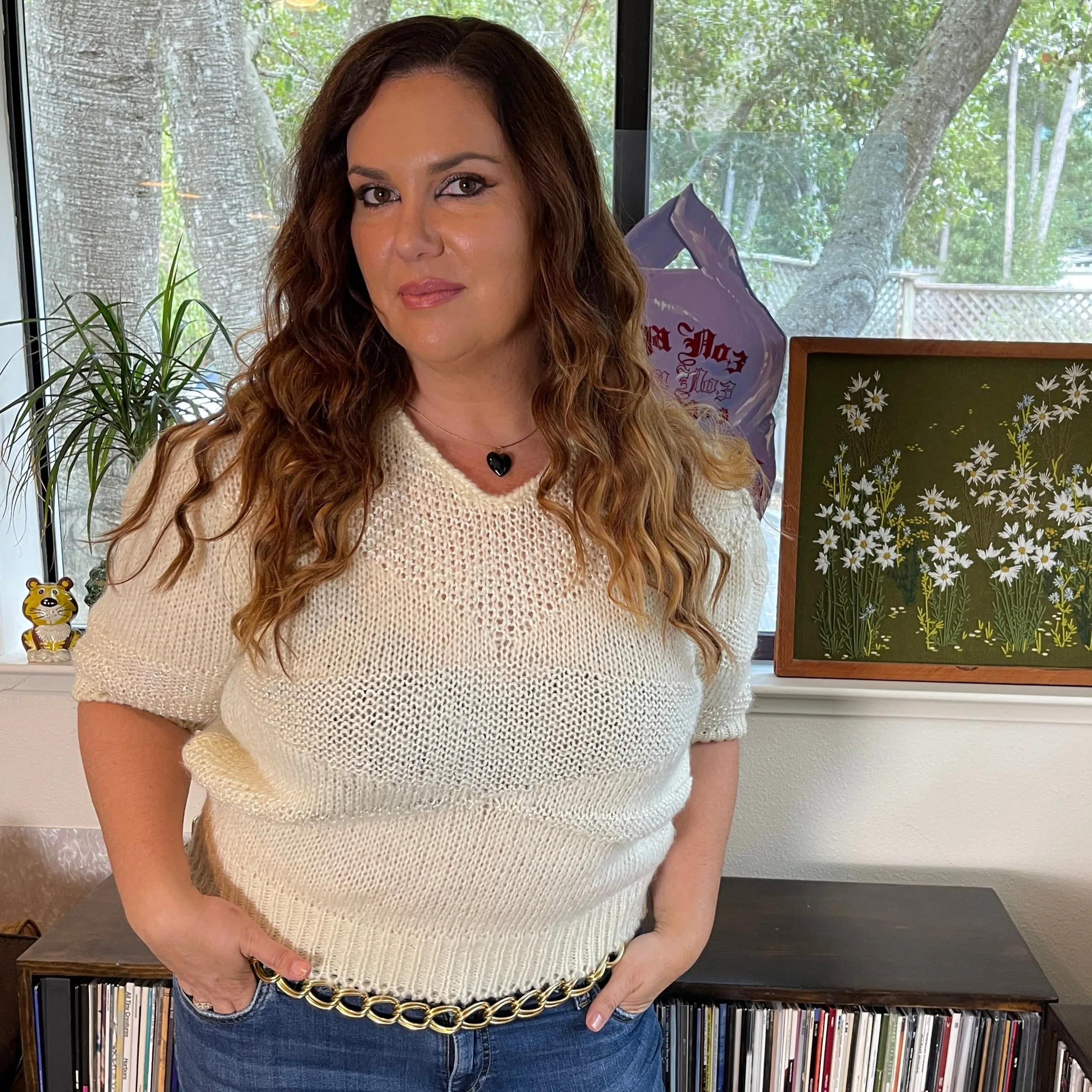 1980's Hand Knit Tee