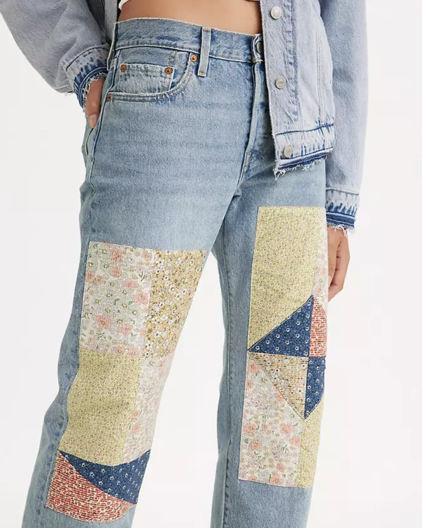 501® 90s Jeans in Medium Indigo Pattern