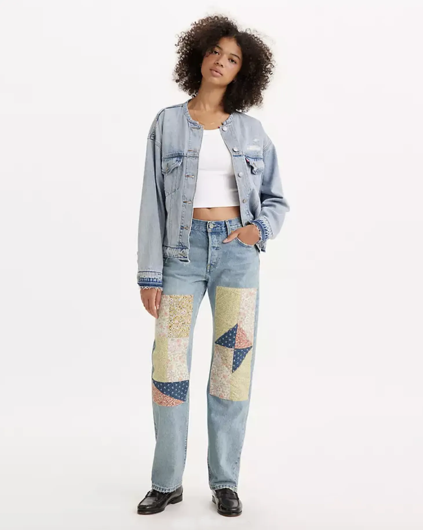 501® 90s Jeans in Medium Indigo Pattern