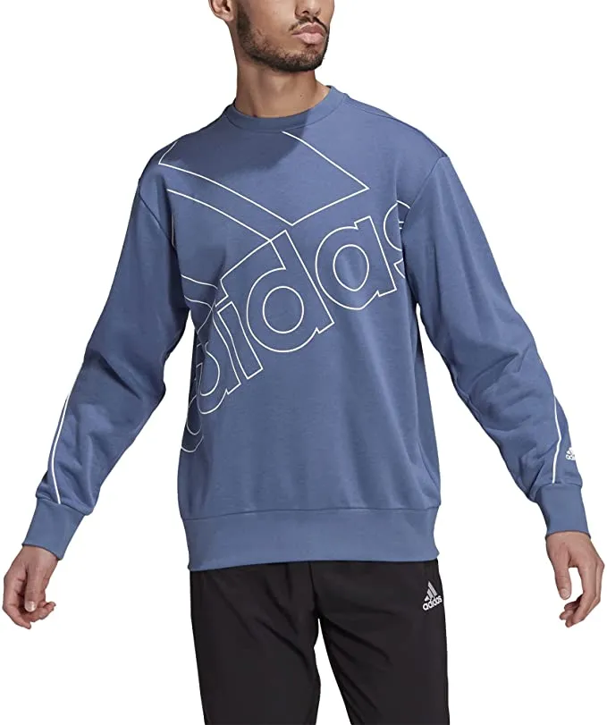 adidas Men's Essentials Giant Logo Sweatshirt