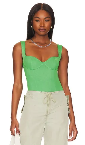ALL THE WAYS Katre Bodysuit in Green