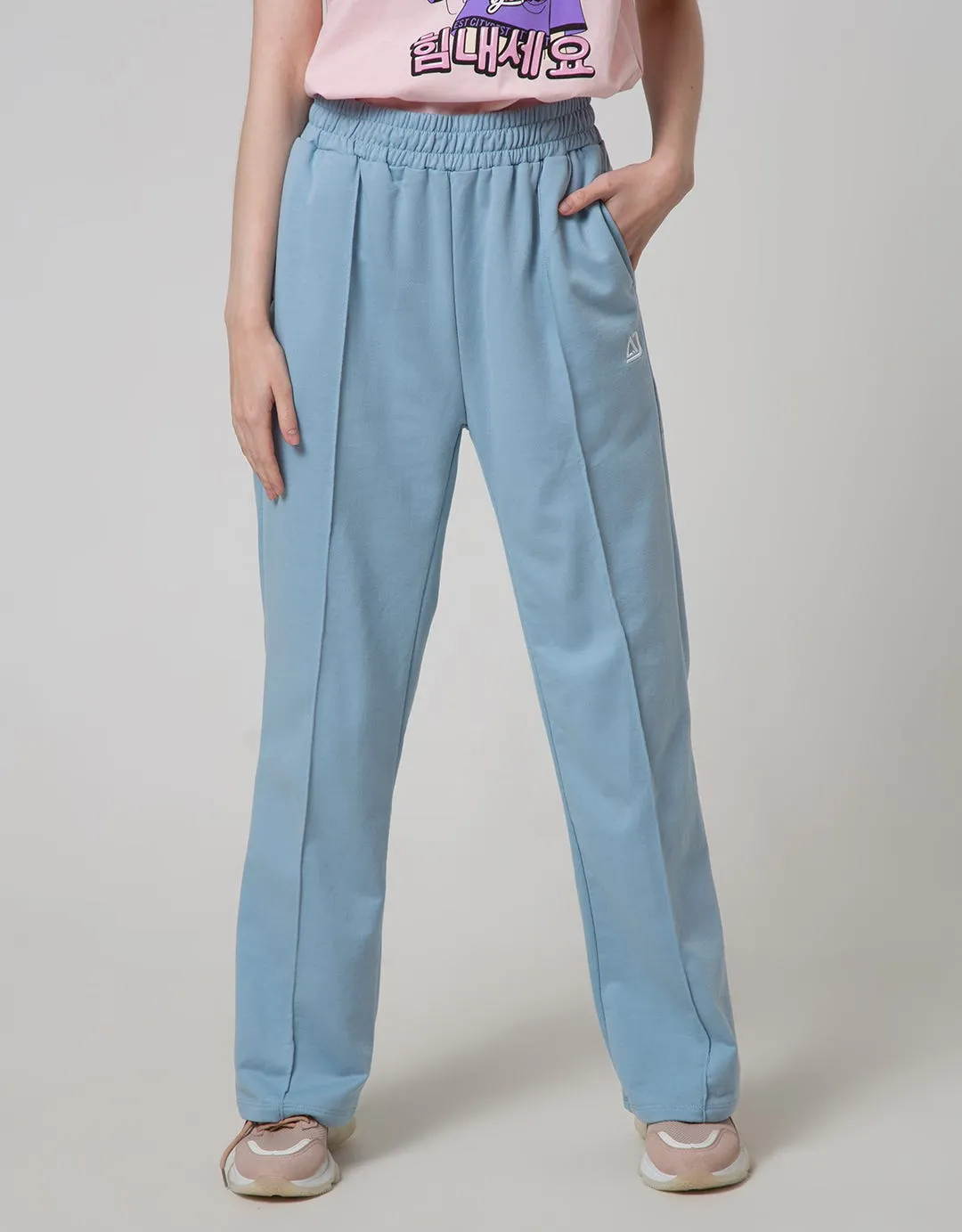 American Jeans Celana U01 Wide Leg Cut N Sew Wanita