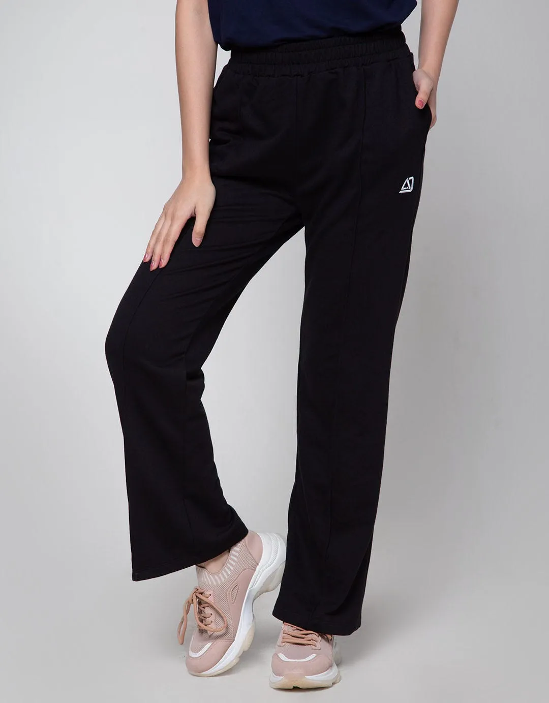 American Jeans Celana U01 Wide Leg Cut N Sew Wanita