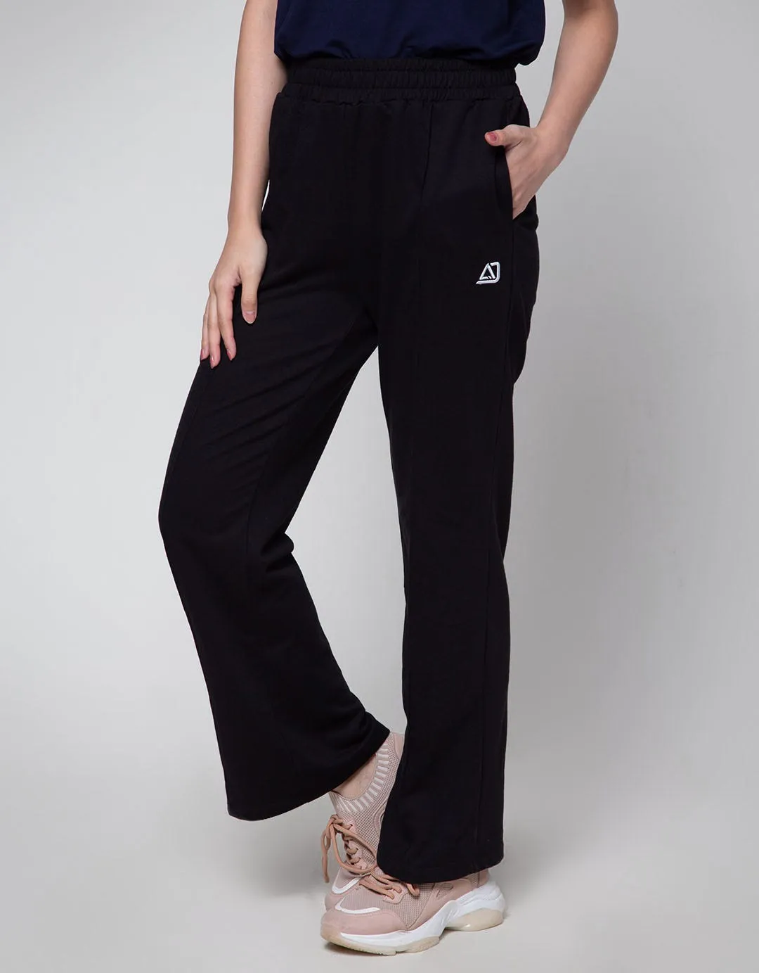 American Jeans Celana U01 Wide Leg Cut N Sew Wanita