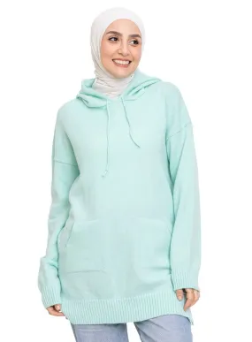 Aqua Hoodie Pullover