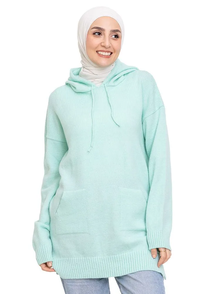 Aqua Hoodie Pullover
