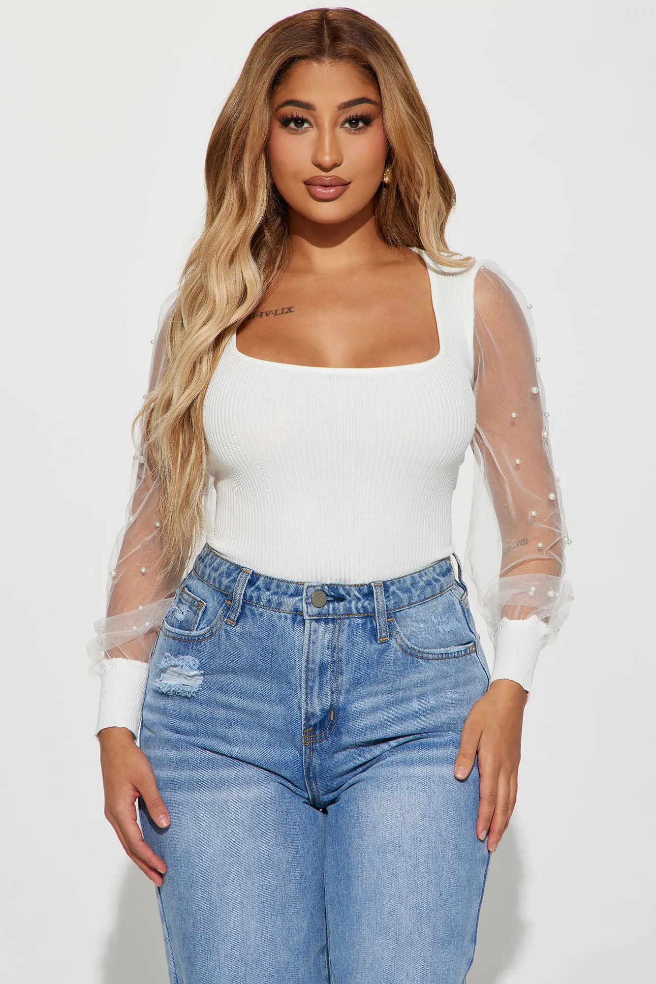 Audrina Sweater - Ivory