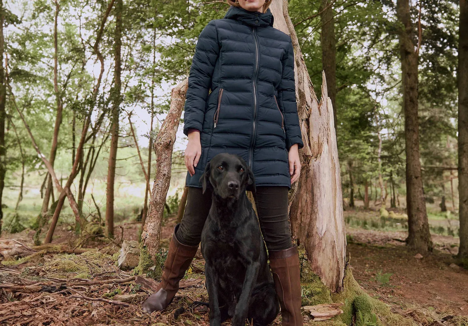 Ballybrophy Quilted Jacket - Navy