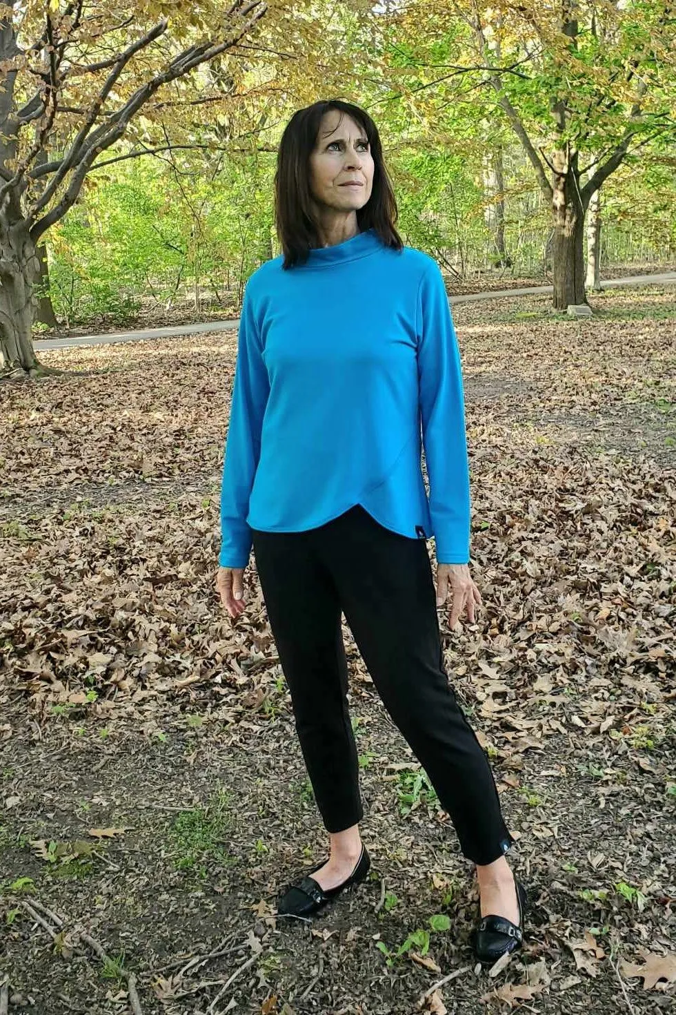 Bamboo Pullover Turquoise