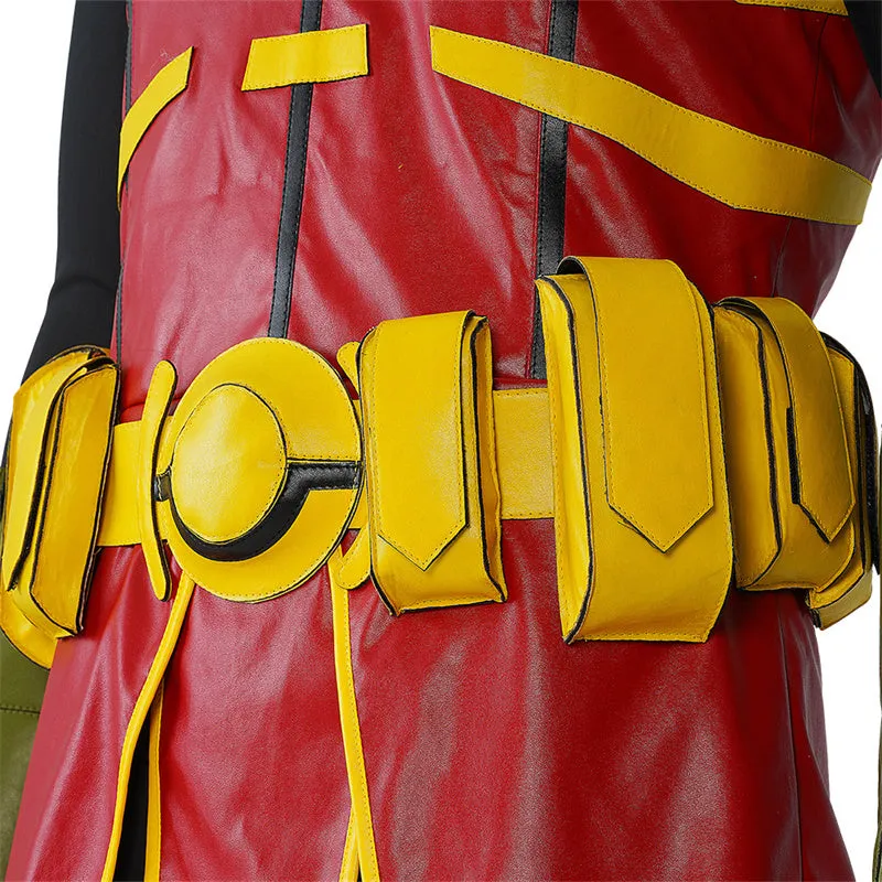 Batman and Superman: Battle of the Super Sons Cosplay Robin Damian Wayne Costume Suit
