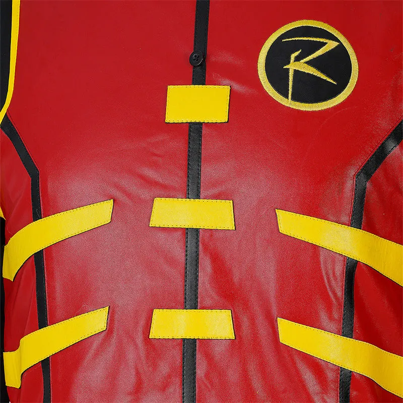 Batman and Superman: Battle of the Super Sons Cosplay Robin Damian Wayne Costume Suit
