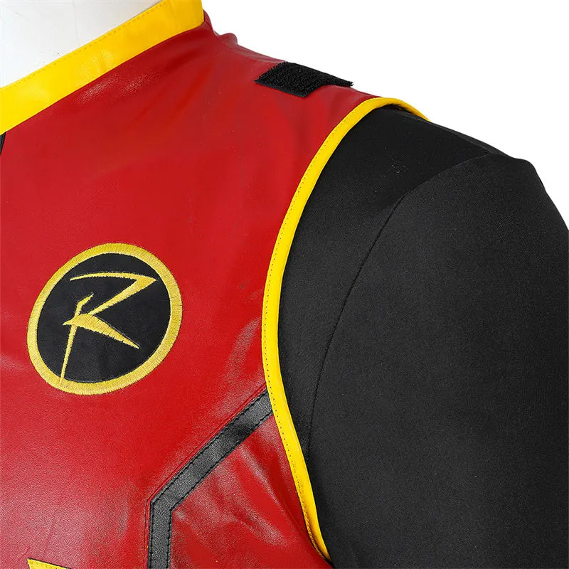 Batman and Superman: Battle of the Super Sons Cosplay Robin Damian Wayne Costume Suit