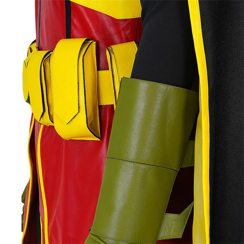 Batman and Superman: Battle of the Super Sons Cosplay Robin Damian Wayne Costume Suit