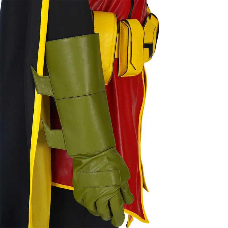 Batman and Superman: Battle of the Super Sons Cosplay Robin Damian Wayne Costume Suit