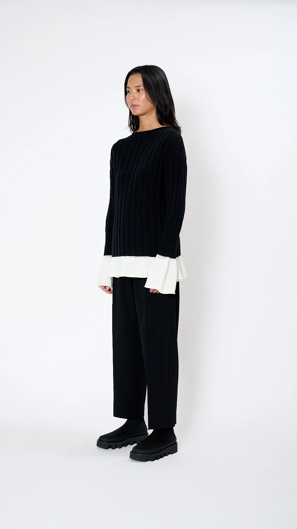 Behind The Scenes Top in Black