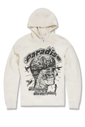 Big Men's Cranial Paradise Pullover Hoodie (Bone)