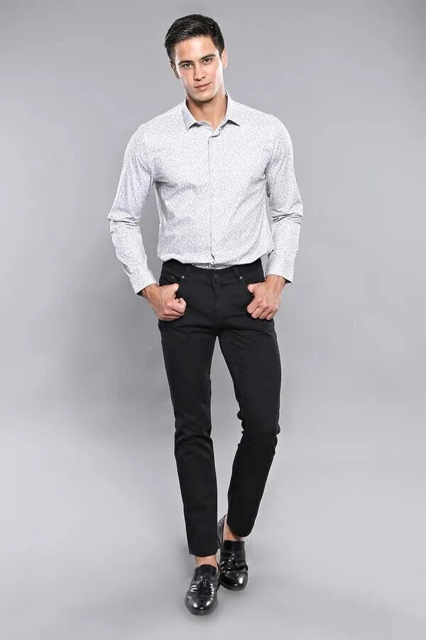 Black Regular Fit Jeans