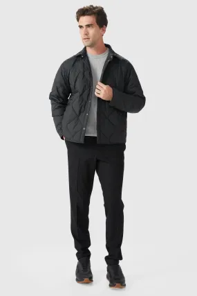 Button-Up Quilted Down Puffer