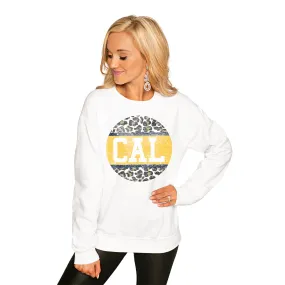CALIFORNIA GOLDEN BEARS "SCOOP & SCORE" PERFECT COZY CREW SWEATSHIRT