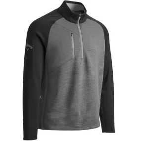 Callaway Blocked Ottoman Fleece 1/4 Zip Pullover - Quiet Shade