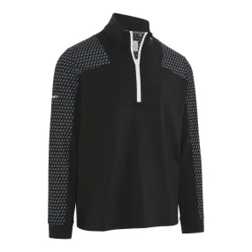 Callaway Golf Odyssey Chev Motion Print 1/4 Zip Pullover Top CGKSE064 - Caviar