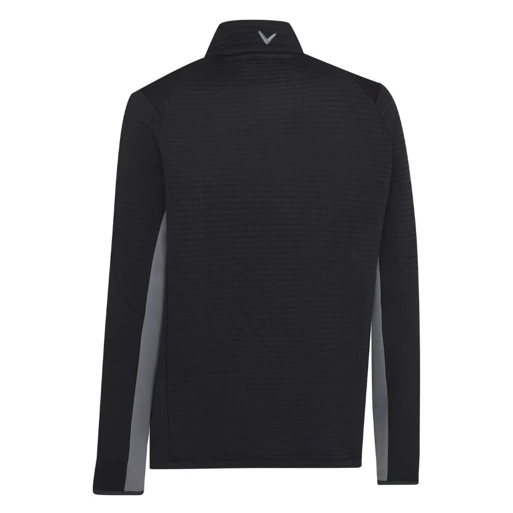 Callaway Textured 1/4 Zip Golf Pullover Top CGKFE026 2024 - Caviar