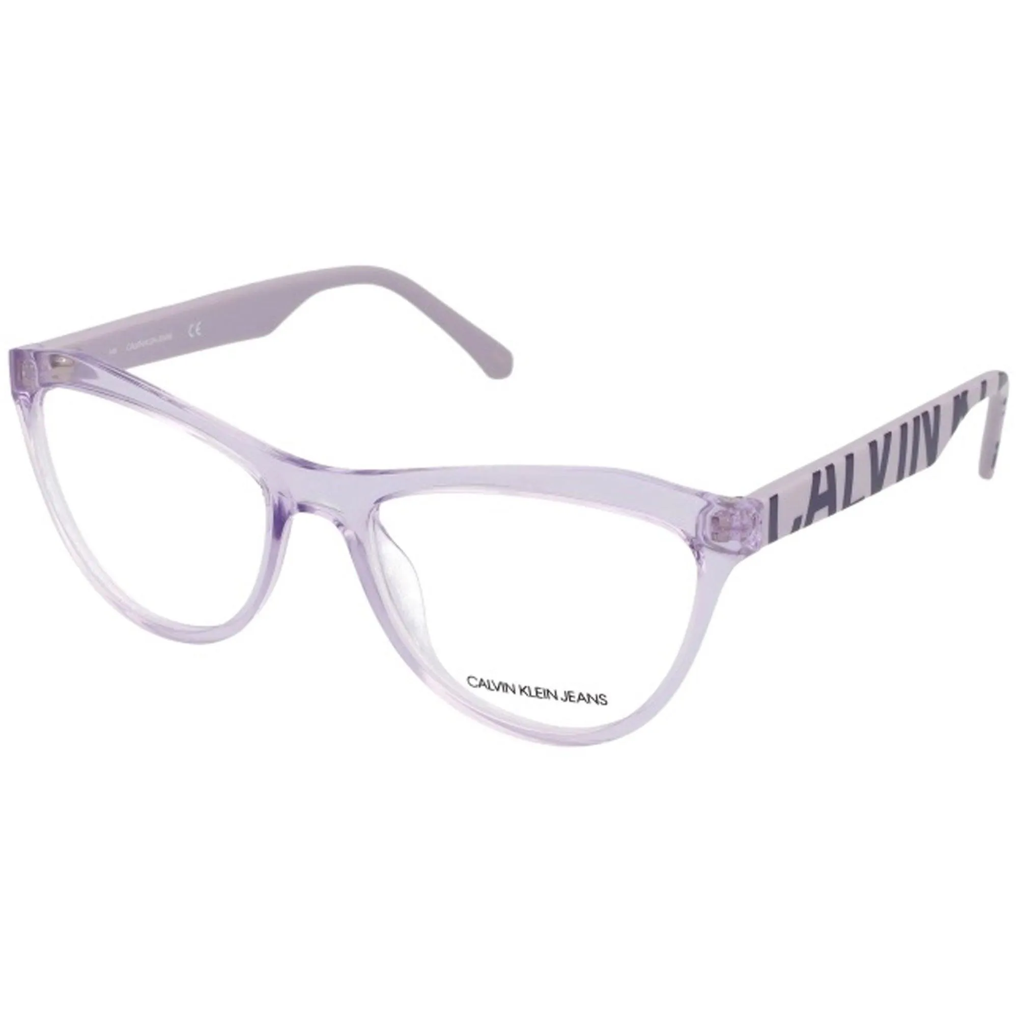 Calvin Klein Jeans Women's Eyeglasses - Crystal Lilac Plastic Frame | CKJ19521 550