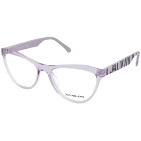 Calvin Klein Jeans Women's Eyeglasses - Crystal Lilac Plastic Frame | CKJ19521 550