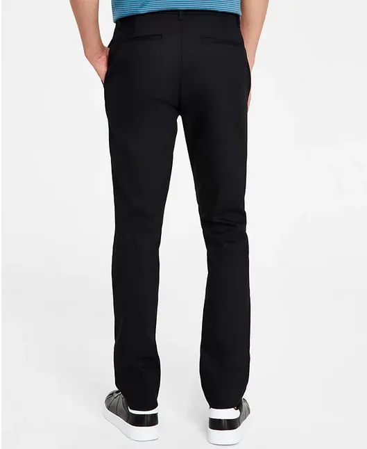Calvin Klein Men's Slim Fit Modern Stretch Chino Pants Black 32 x 34