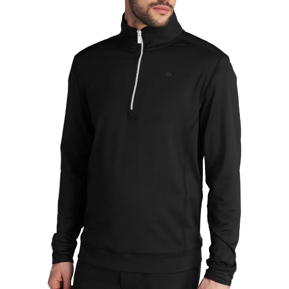 Calvin Klein Orbit 1/2 Zip Pullover - Black/Red