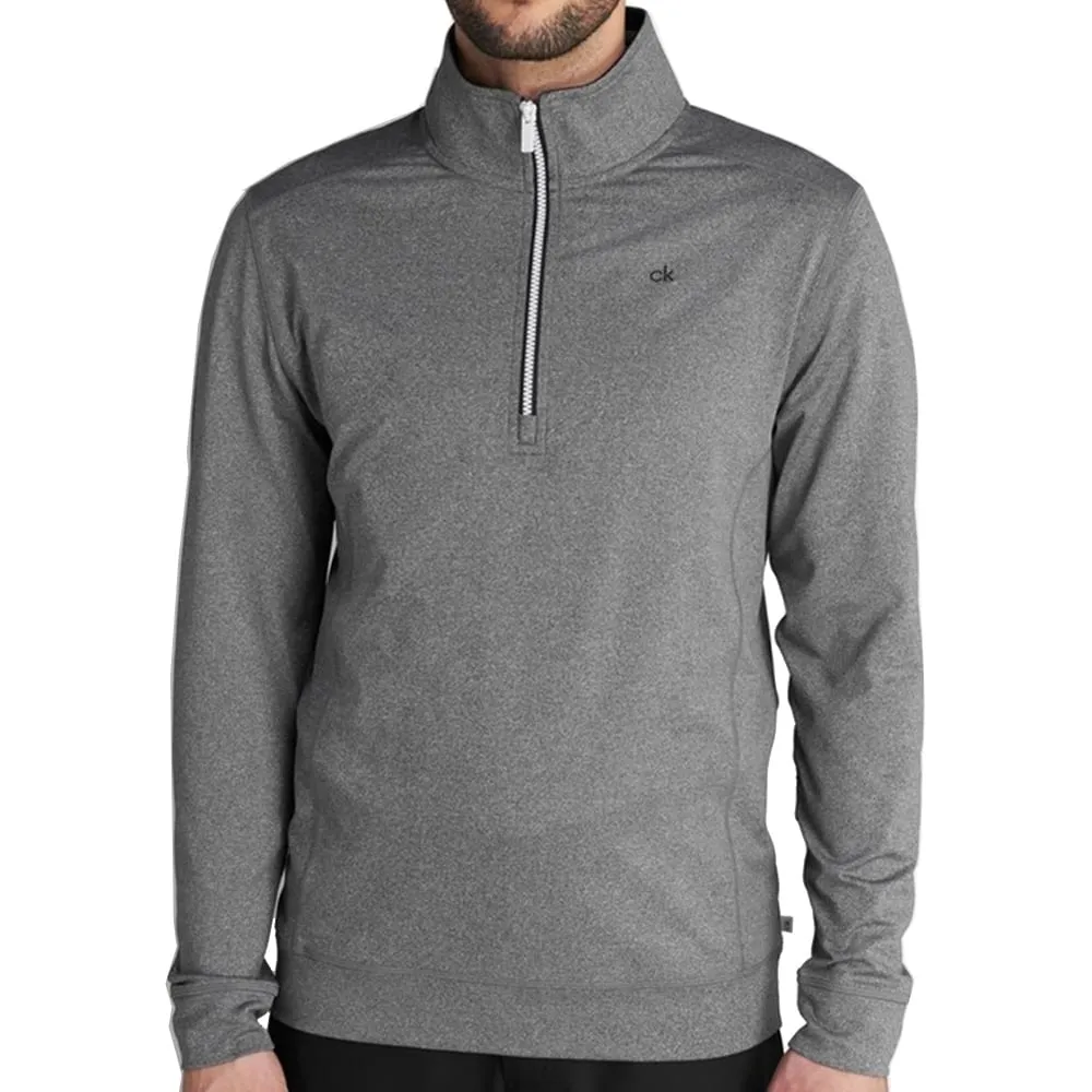 Calvin Klein Orbit 1/2 Zip Pullover - Silver Marl