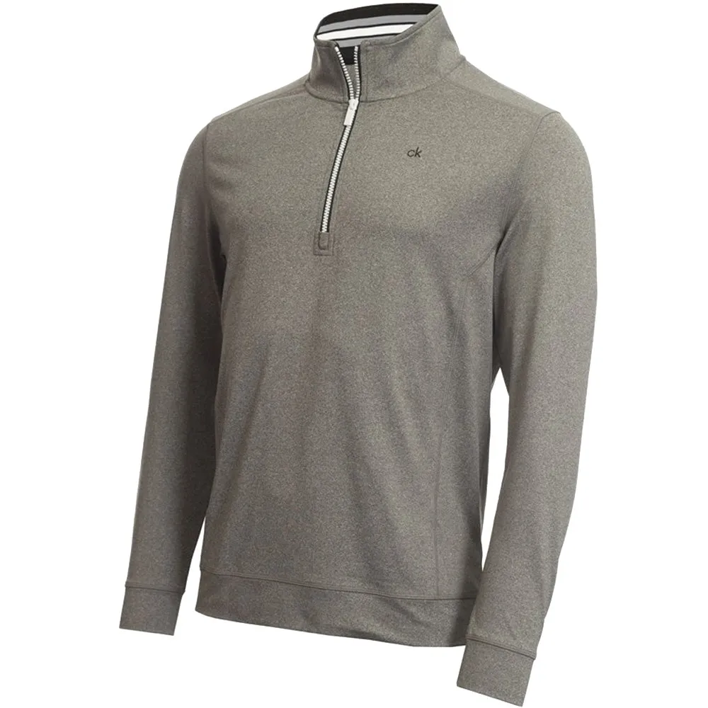 Calvin Klein Orbit 1/2 Zip Pullover - Silver Marl