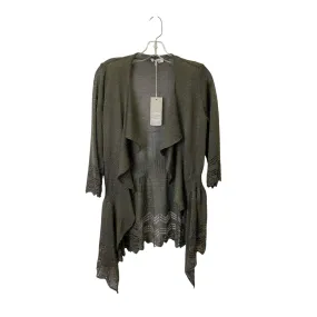 Cardigan By Bellambia In Green, Size:L