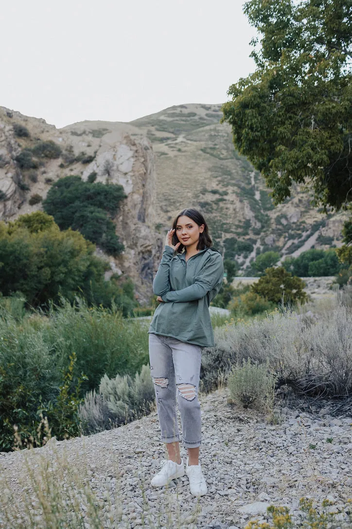 Casey 3/4 Zip Pullover - FINAL SALE