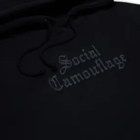CCS Social Camouflage Embroidered Hoodie - Black