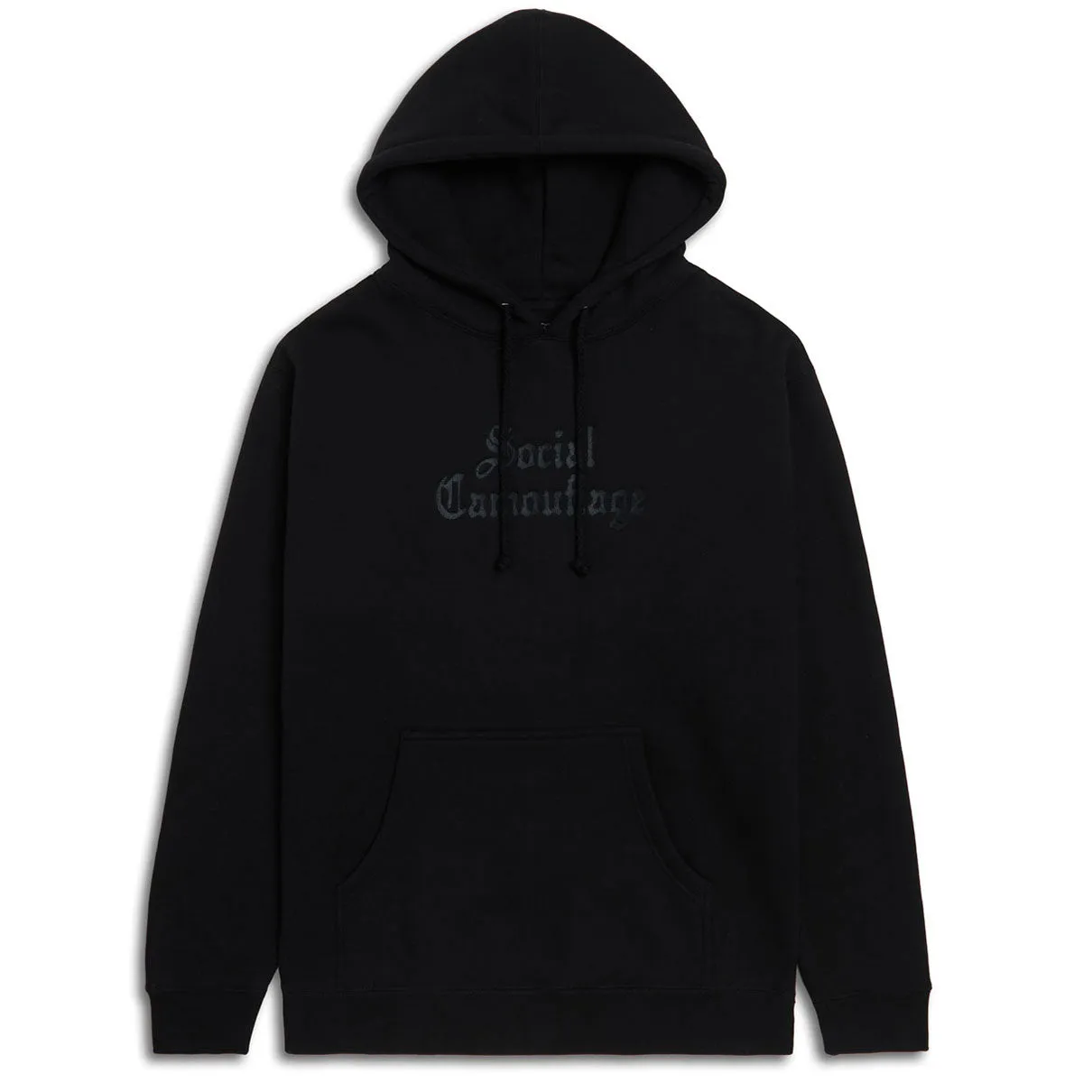 CCS Social Camouflage Embroidered Hoodie - Black