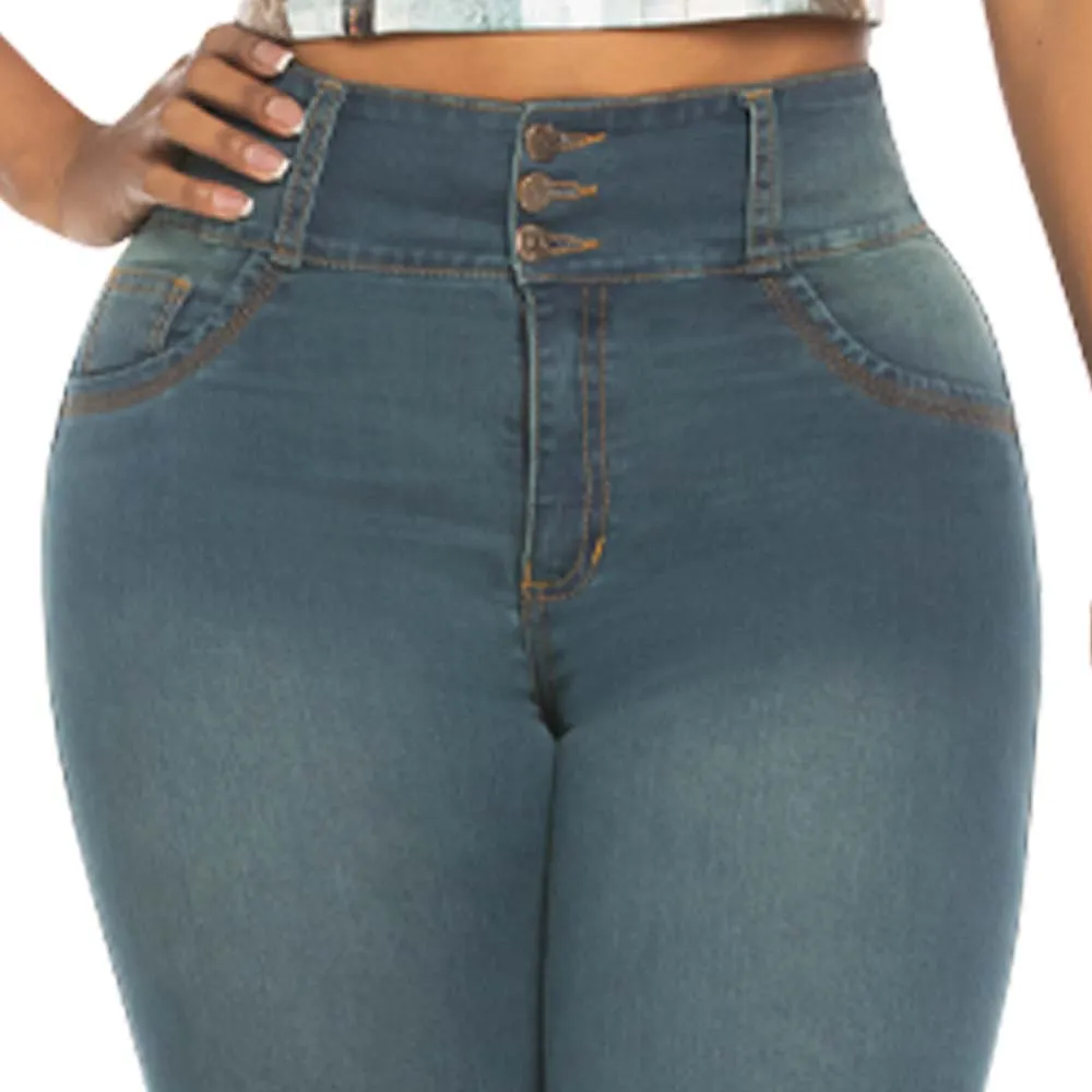 Classic Skinny Curvy BBL Jeans for women - J82312C