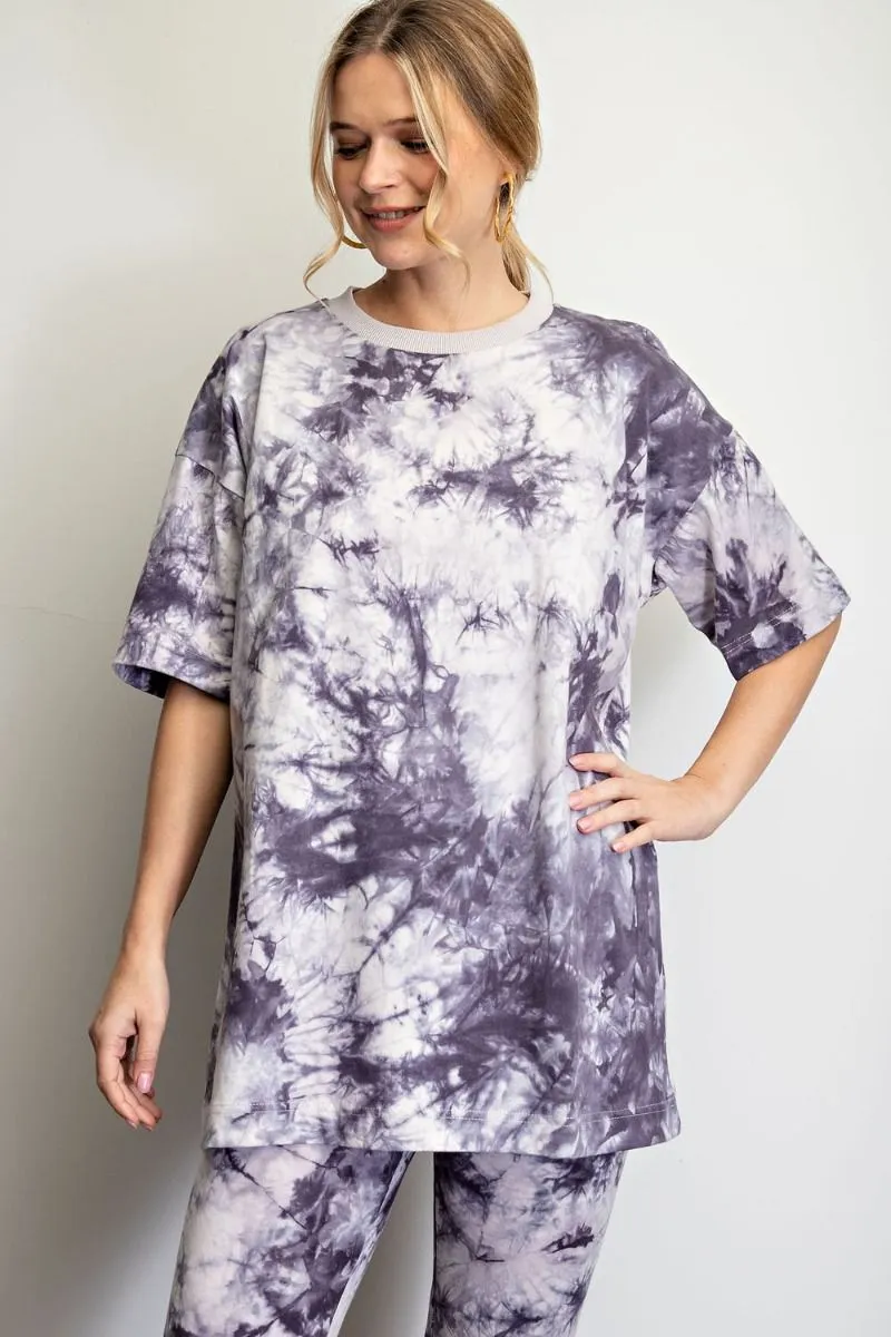 COSMOS TIE DYE BOXY TOP