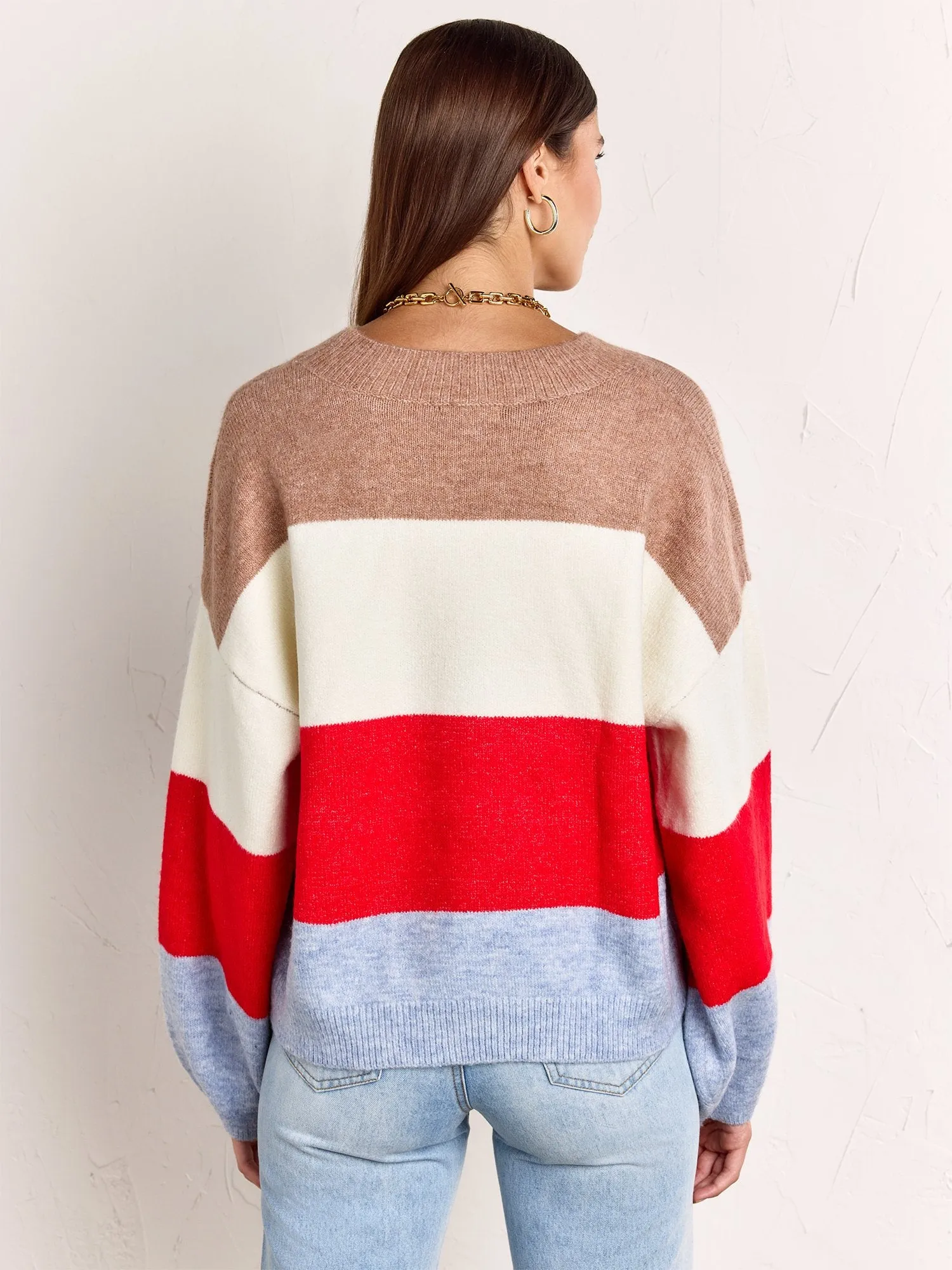 Crescent Long-Sleeve Bold Colorblock Pullover - Brands We Love
