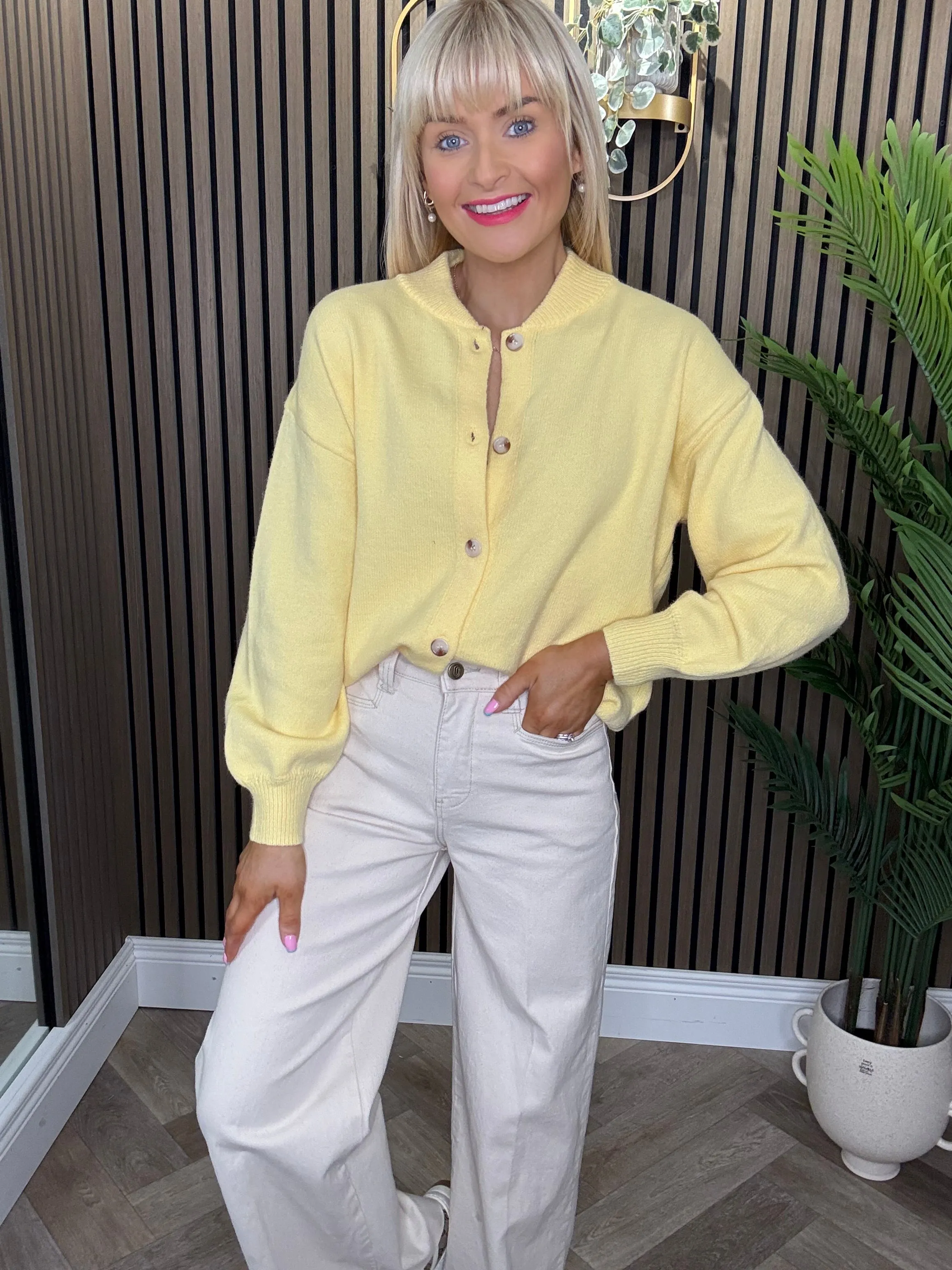 Demi Cardigan Yellow