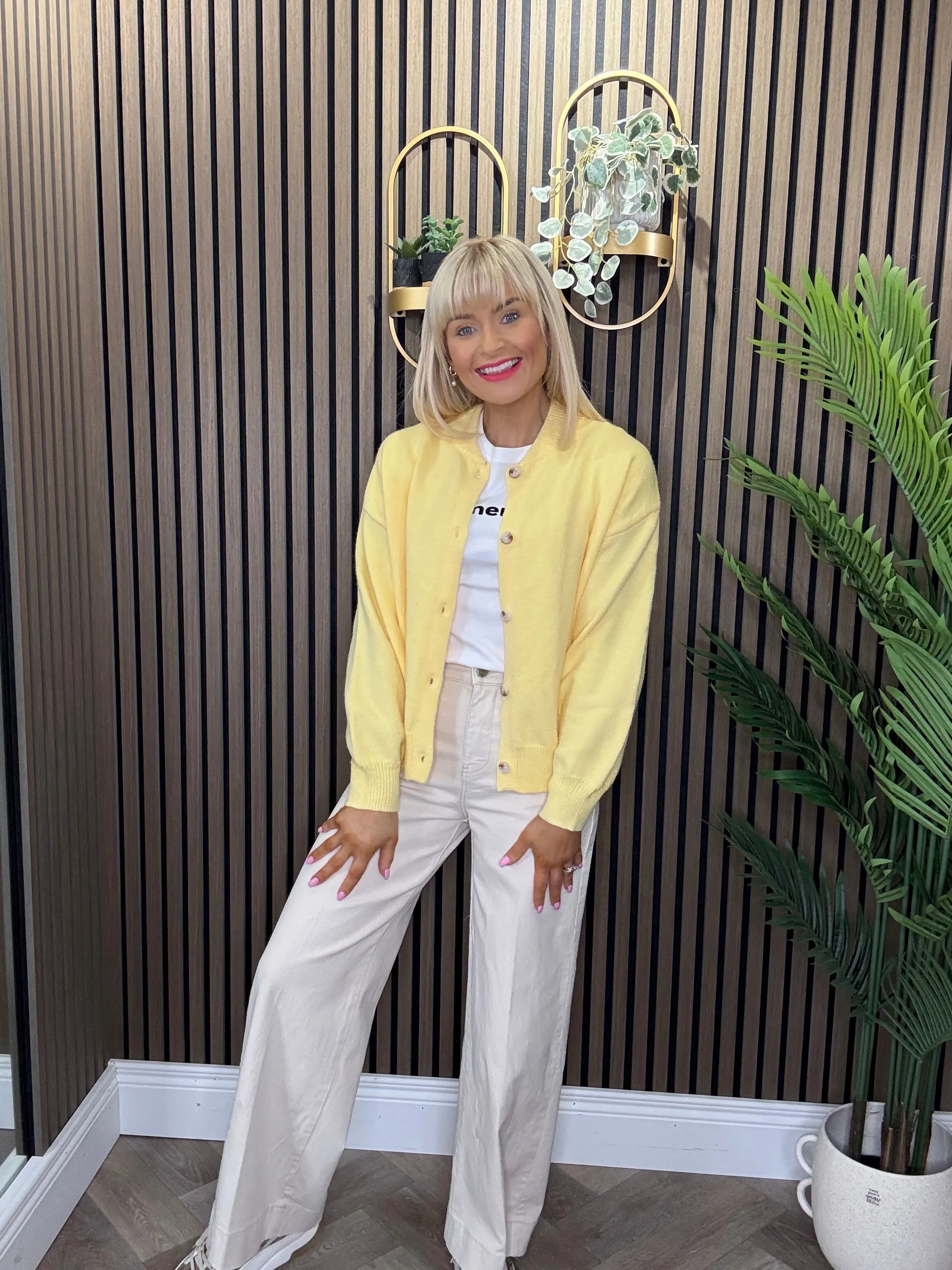 Demi Cardigan Yellow