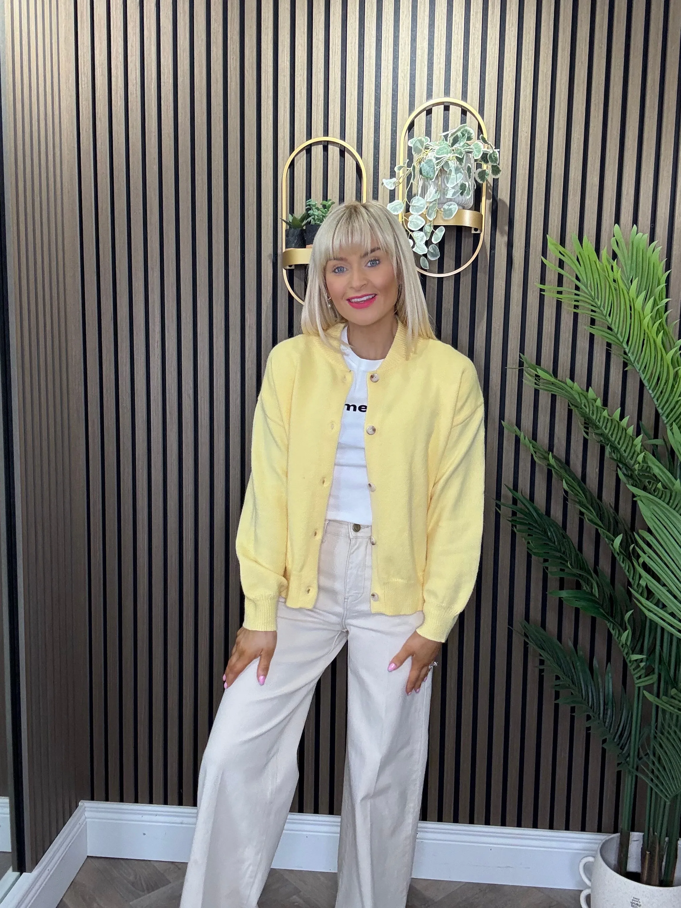 Demi Cardigan Yellow