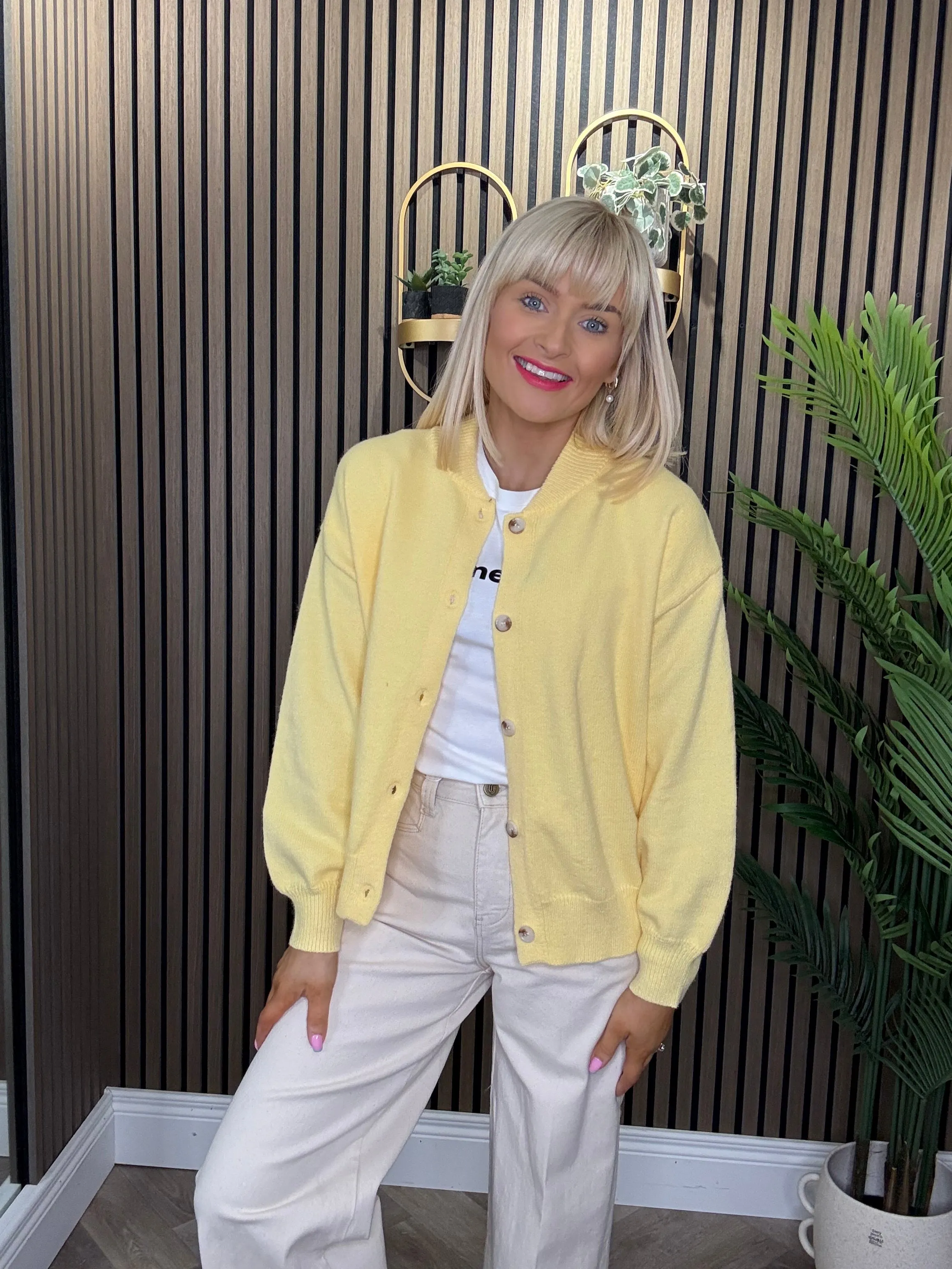 Demi Cardigan Yellow