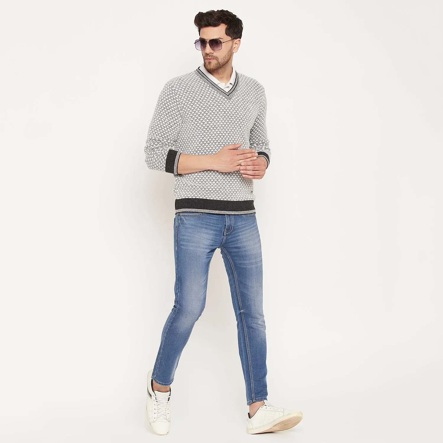 Duke Stardust Men Full Sleeve Sweater (SDS2125)