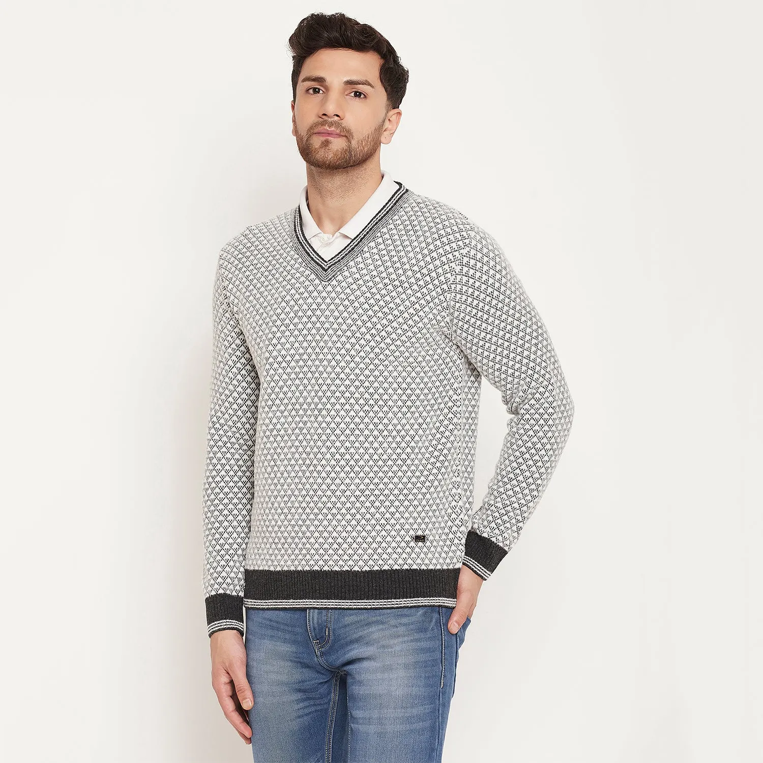Duke Stardust Men Full Sleeve Sweater (SDS2125)