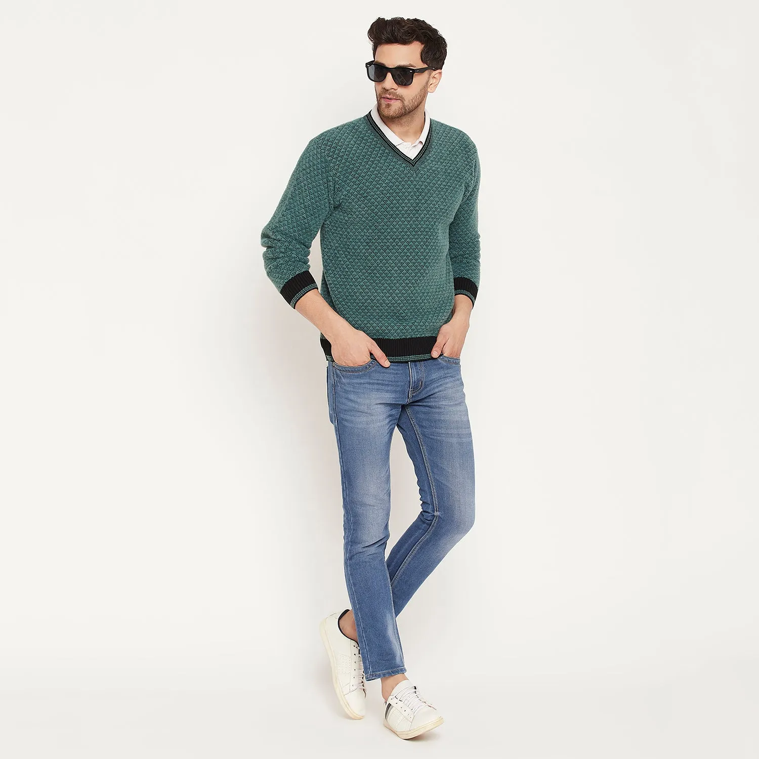 Duke Stardust Men Full Sleeve Sweater (SDS2125)