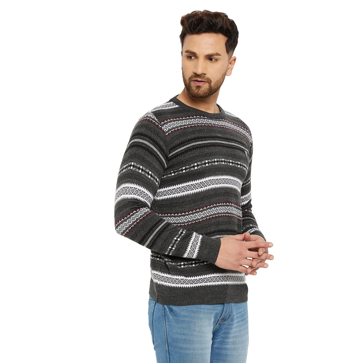 Duke Stardust Men Round Neck Sweater (SDS649)