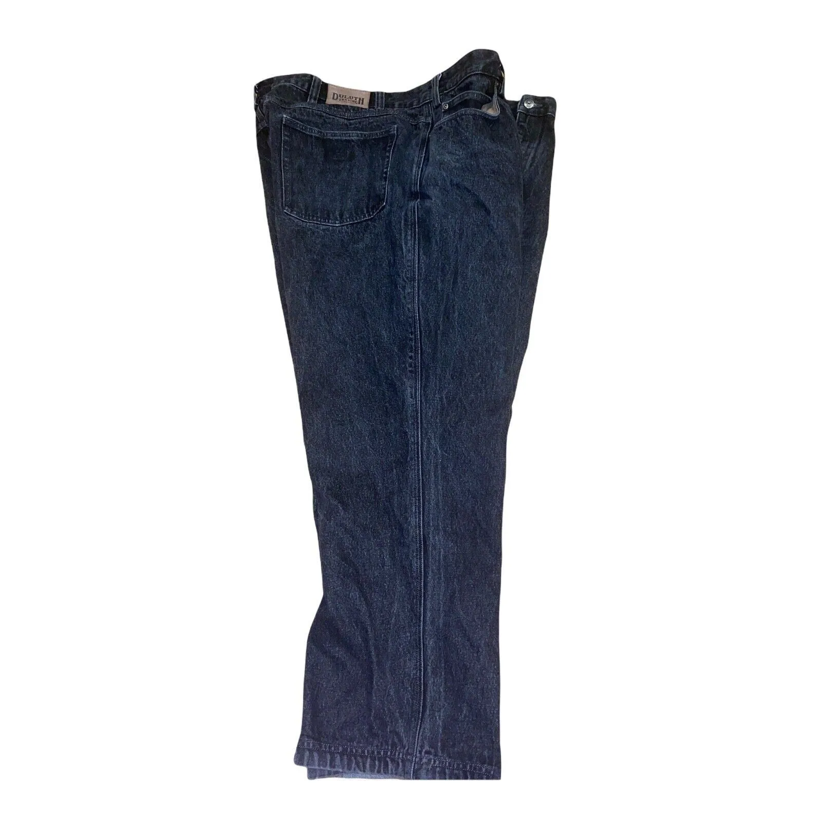 Duluth Trading Big Men Heavy Cotton Jeans BLK (Size: 48 x 29.5) 3237-18